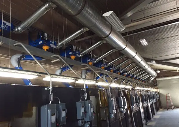 Commercial Exhaust Hood Installation